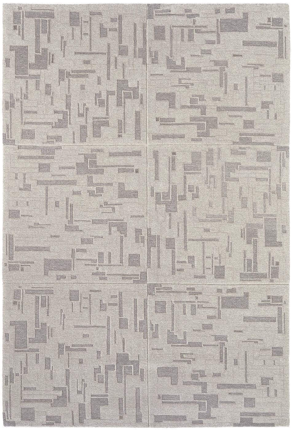 Map grijs vloerkleed