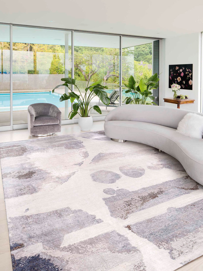 Splash Galileo handgemaakt luxe vloerkleed