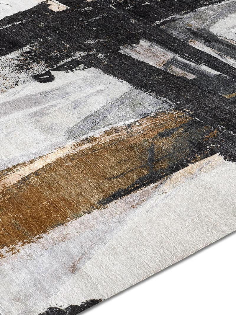 Green Rust handgeweven vloerkleed | Maat: 122 × 183 cm