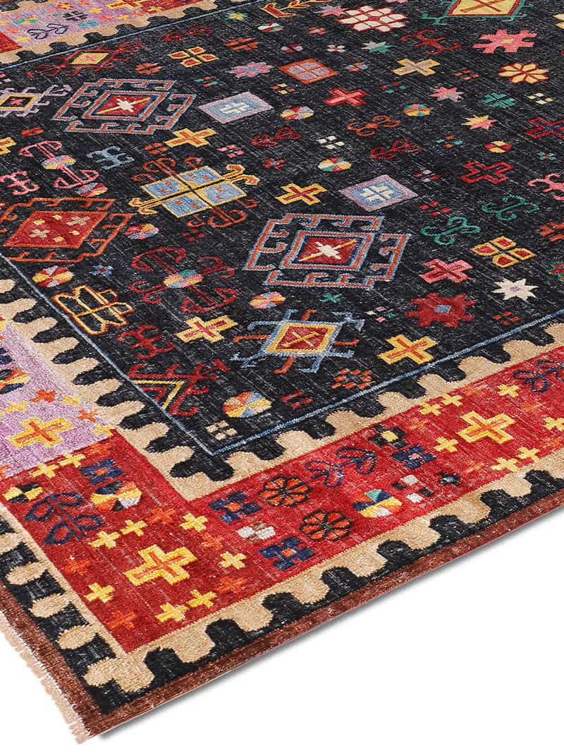 Flatweave handgemaakt luxe vloerkleed | Maat: 140 × 210 cm