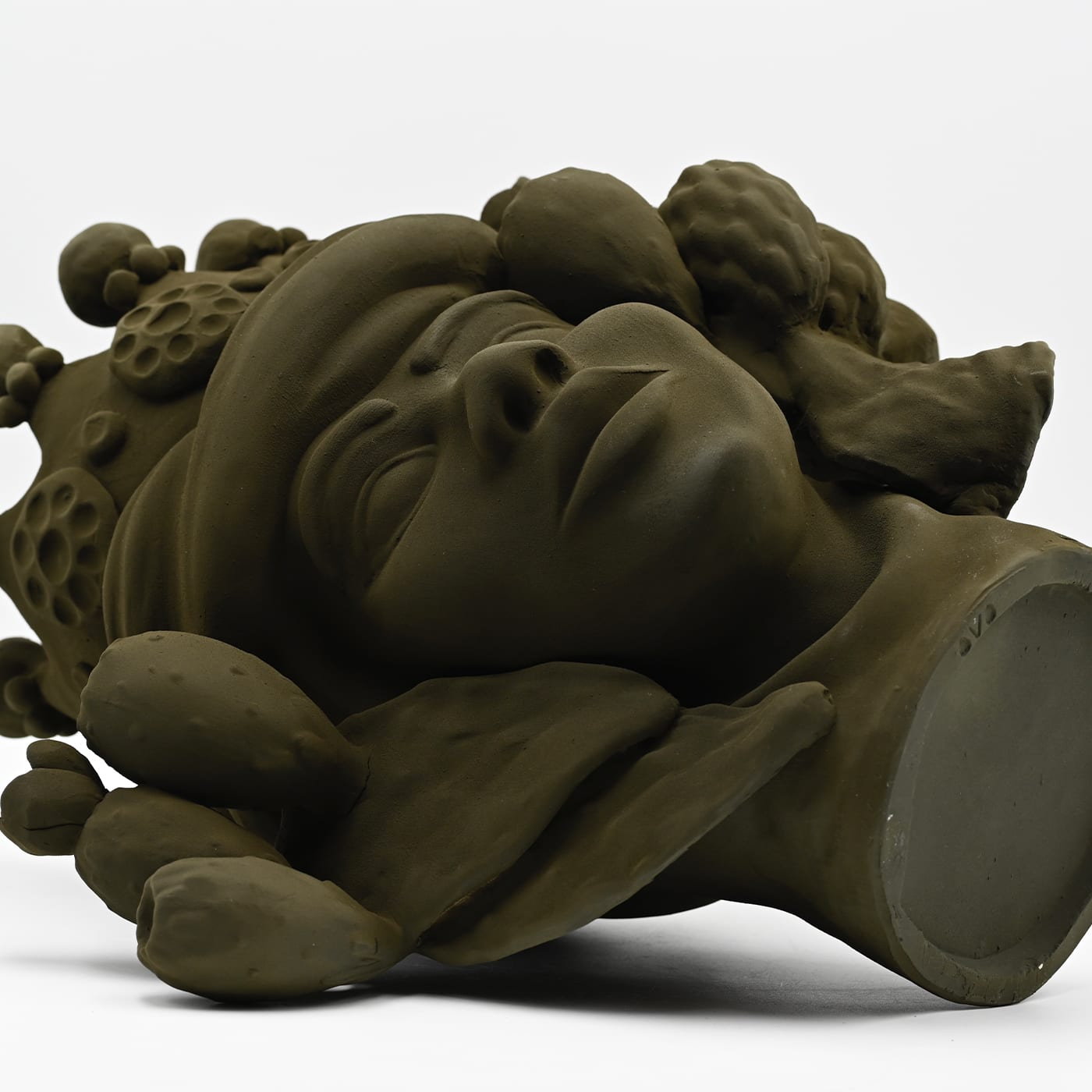 Sculpture brune Moorkop