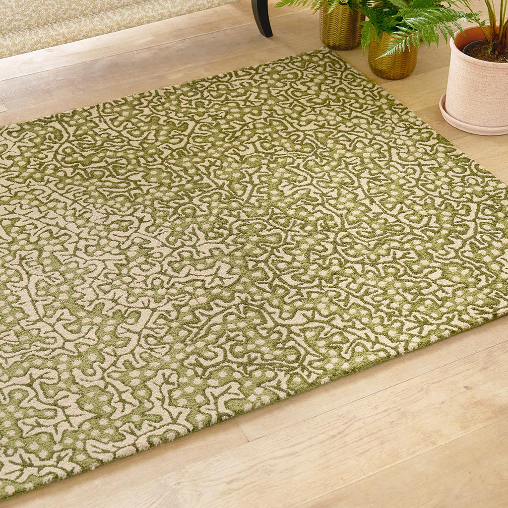 Tapis d’extérieur Truffle olive | Taille: 140 × 200 cm
