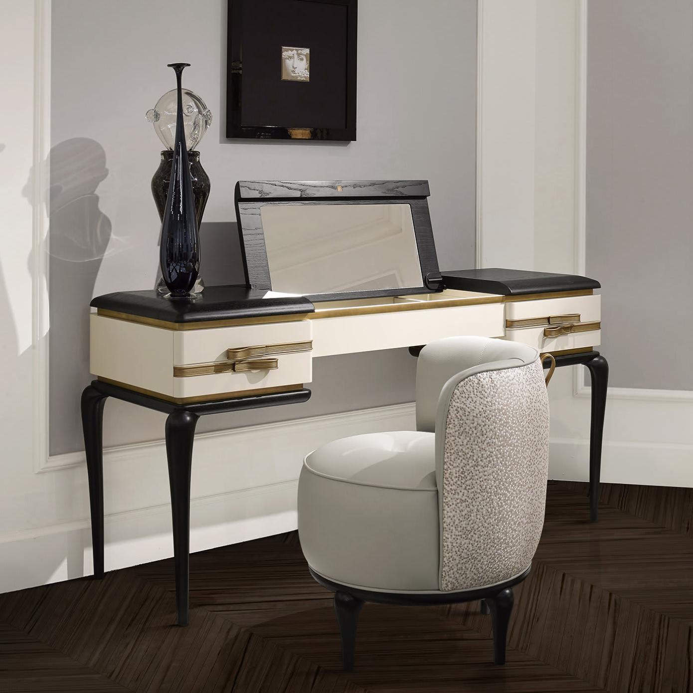 Witte ronde loungestoel