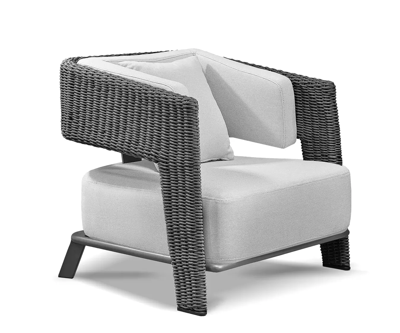 Fauteuil de jardin Crown gris
