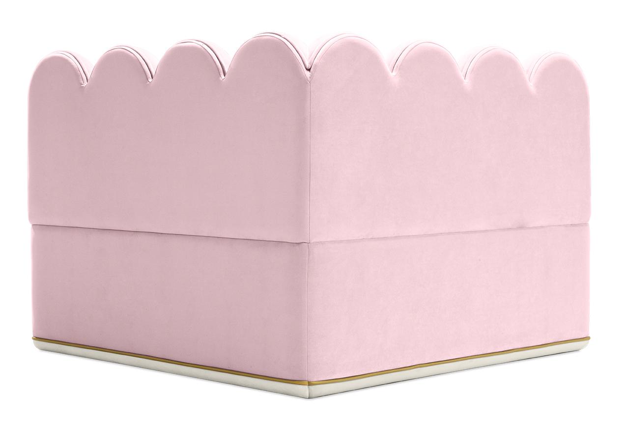 Pluizige wolk snoep bank