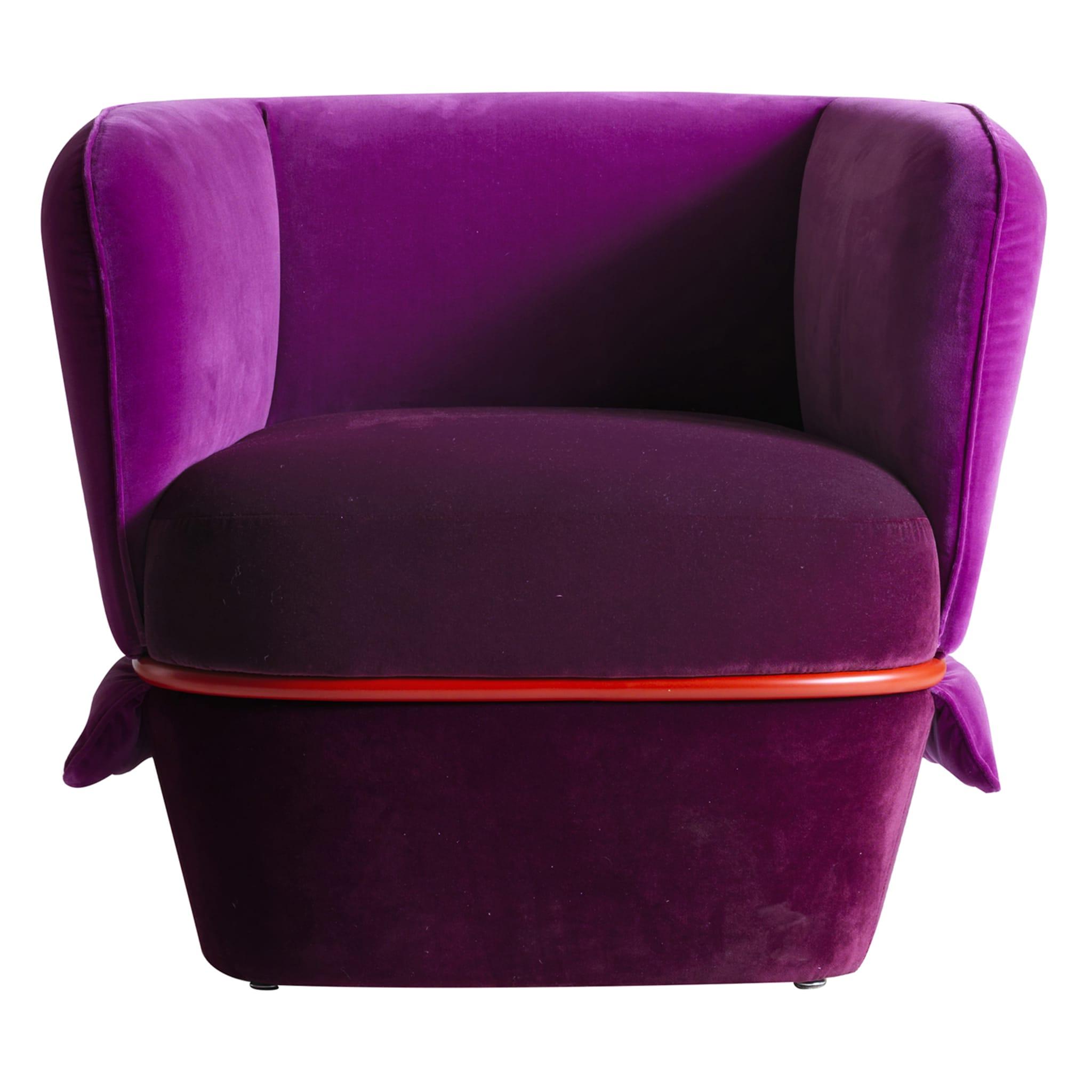 Chemise paarse fauteuil