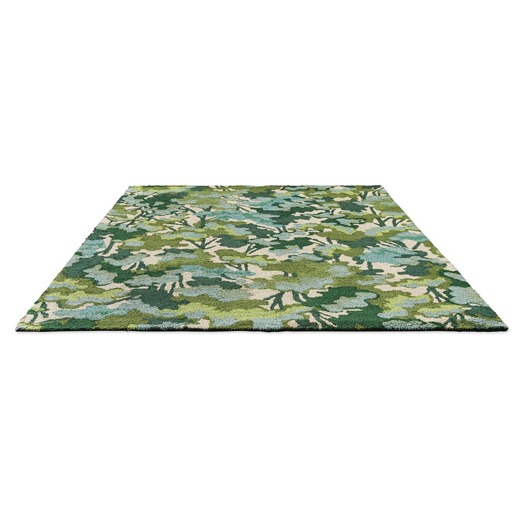Tapis d’extérieur Tree Tops vert | Taille: 160 × 230 cm