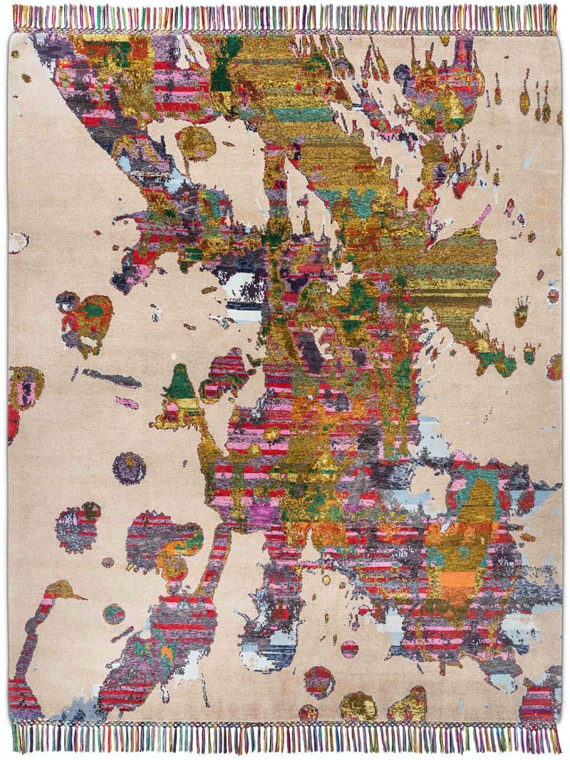 Tapis de luxe fait main Eco | Taille: 365 × 457 cm