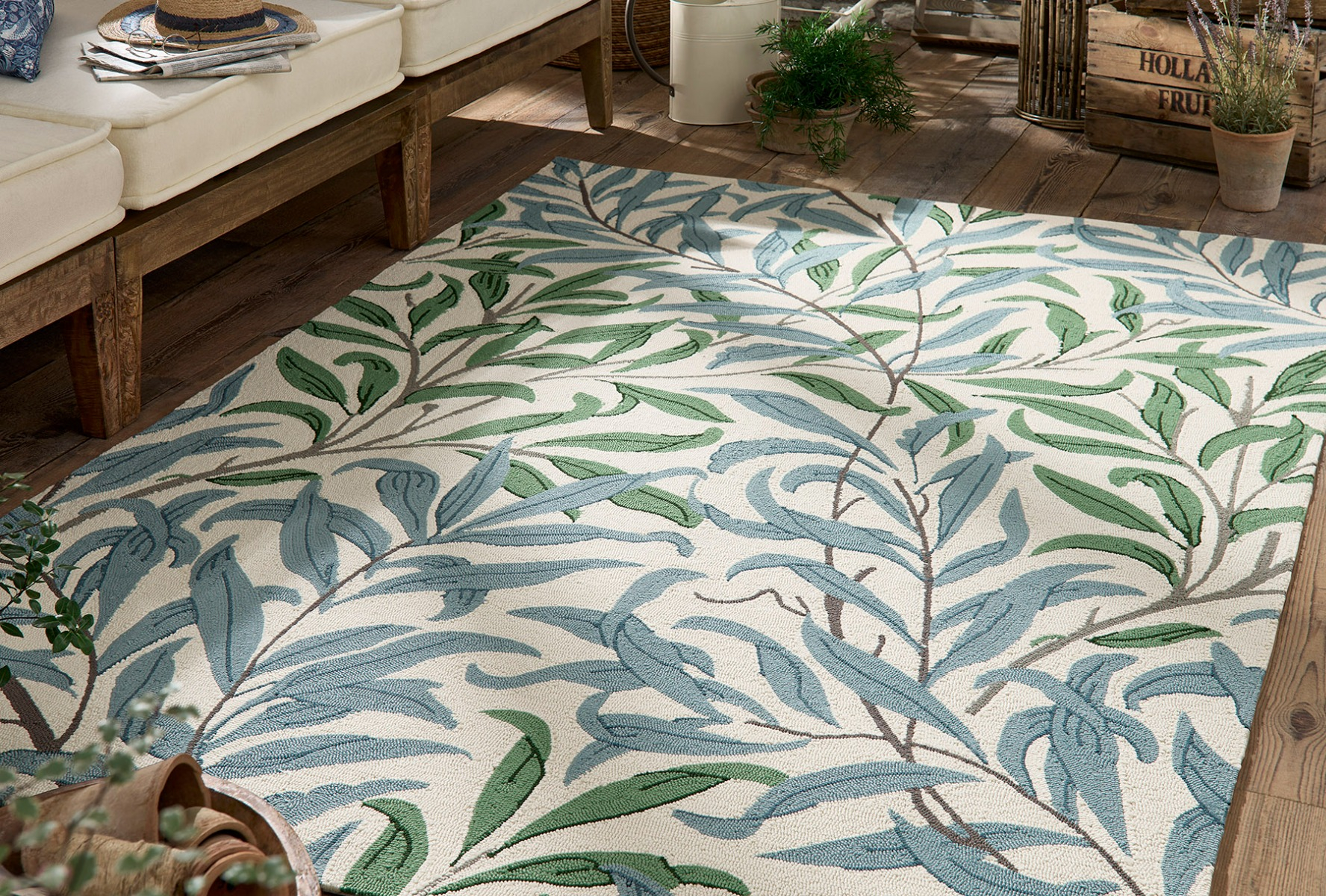 Willow B. Leafy Arb. outdoor vloerkleed | Maat: 160 × 230 cm