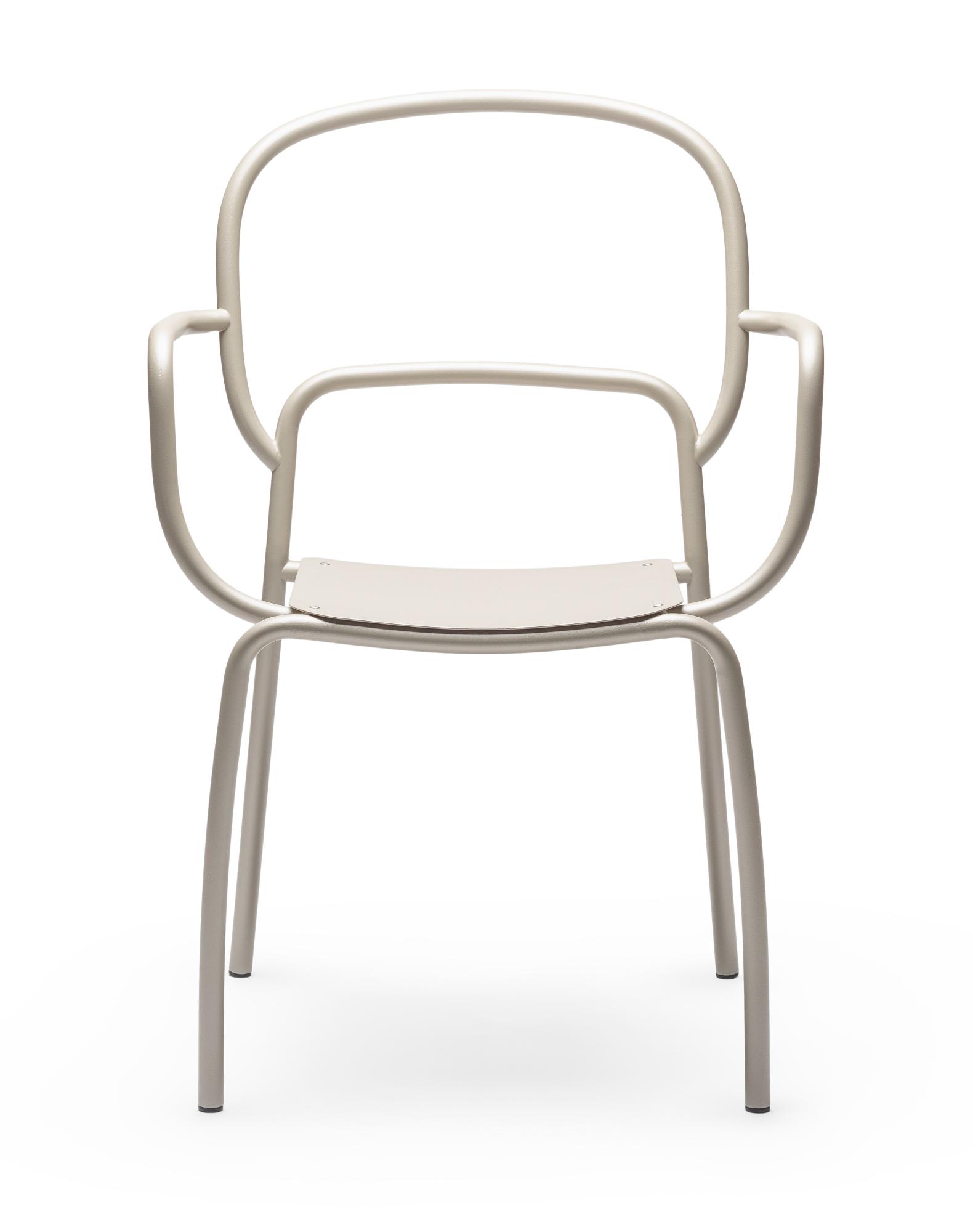 Chaise d'extérieur Moyo Sable (lot de 3)