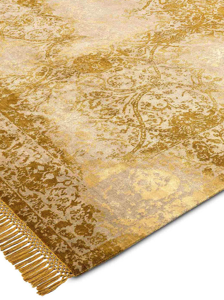 Gold luxe tapijt | Maat: 274 × 365 cm