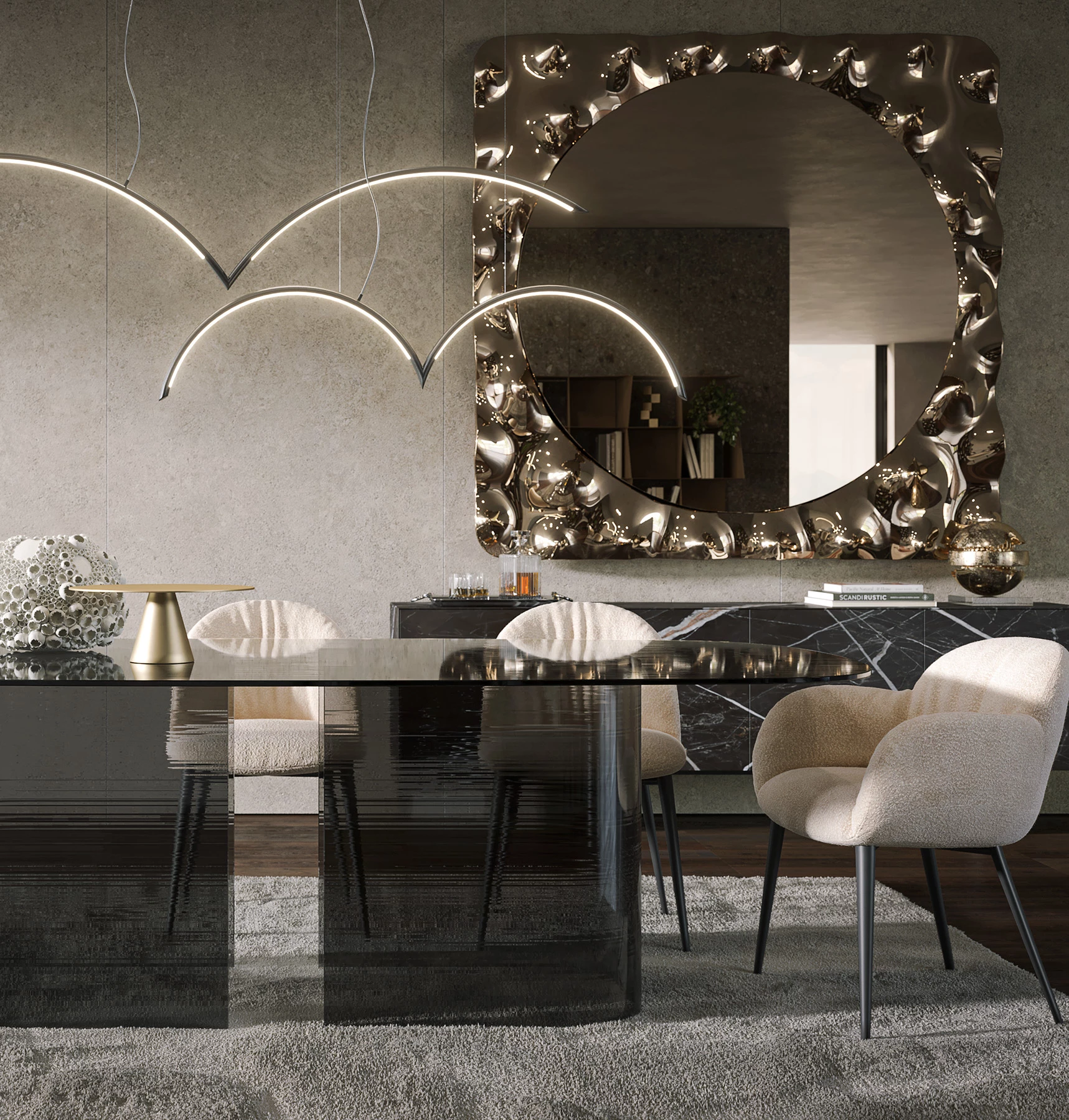 Miroir mural Afrodite maxi