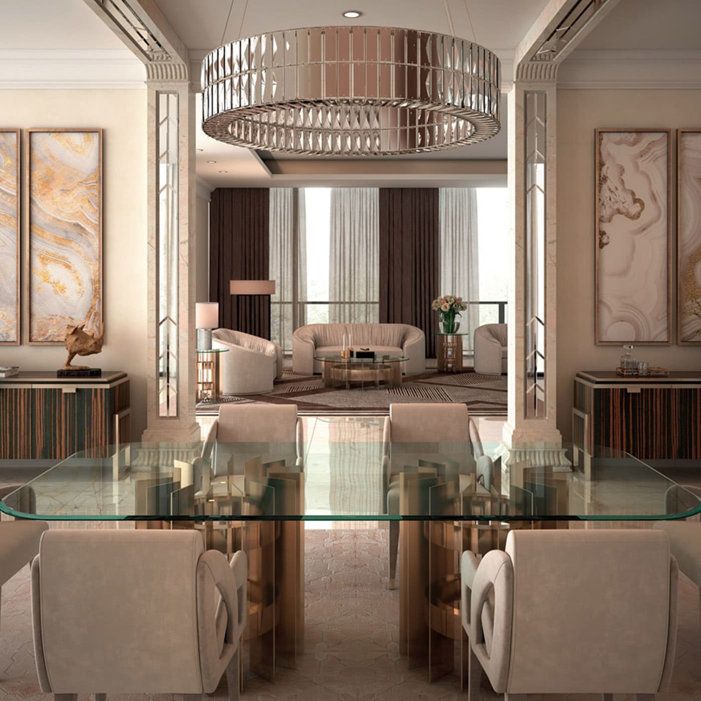 Rockefeller moderne eettafel