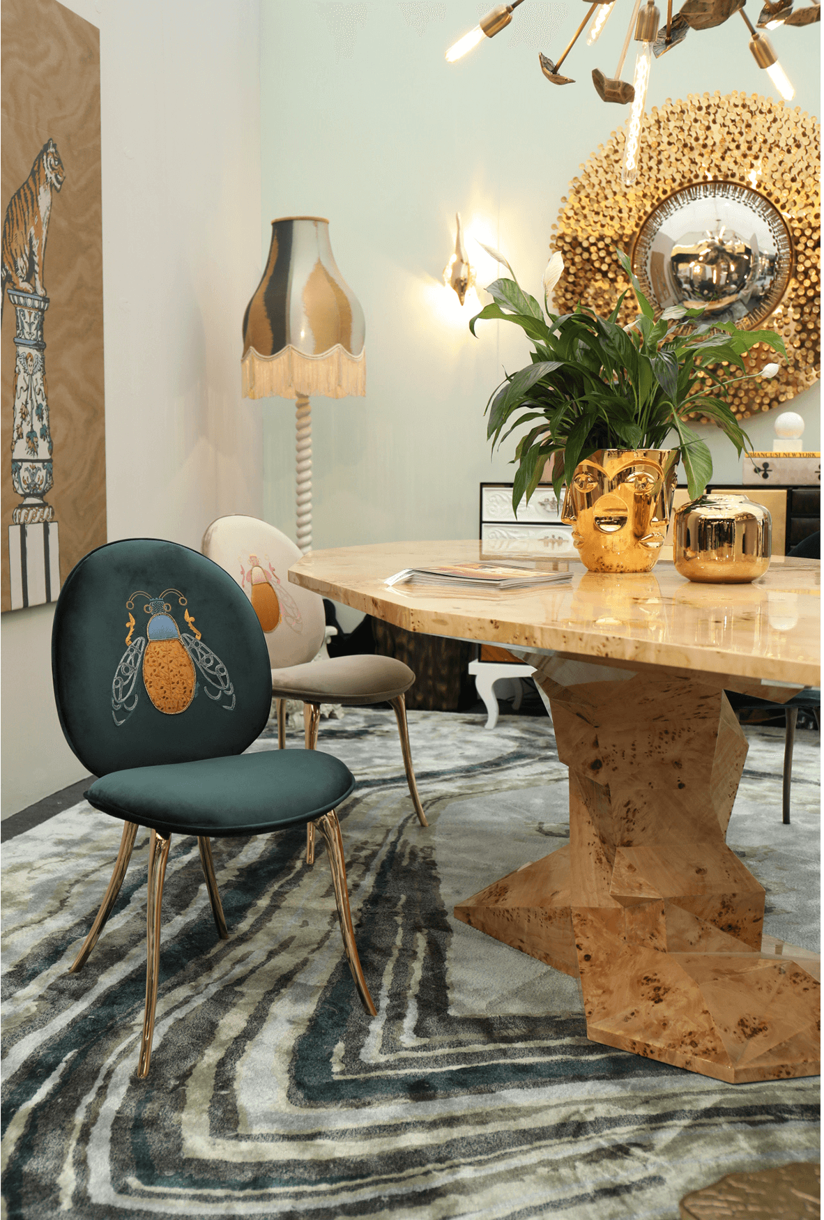Bonsai populierwortel luxe eettafel