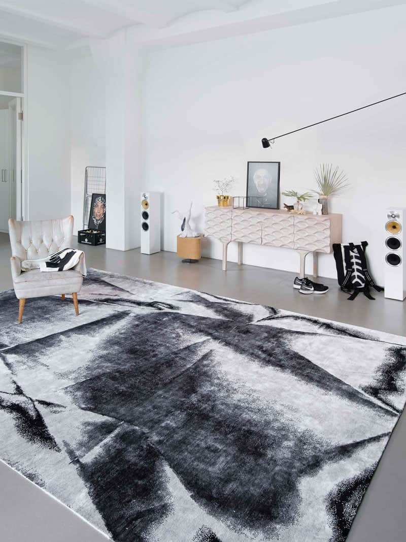 Black & White luxe vloerkleed