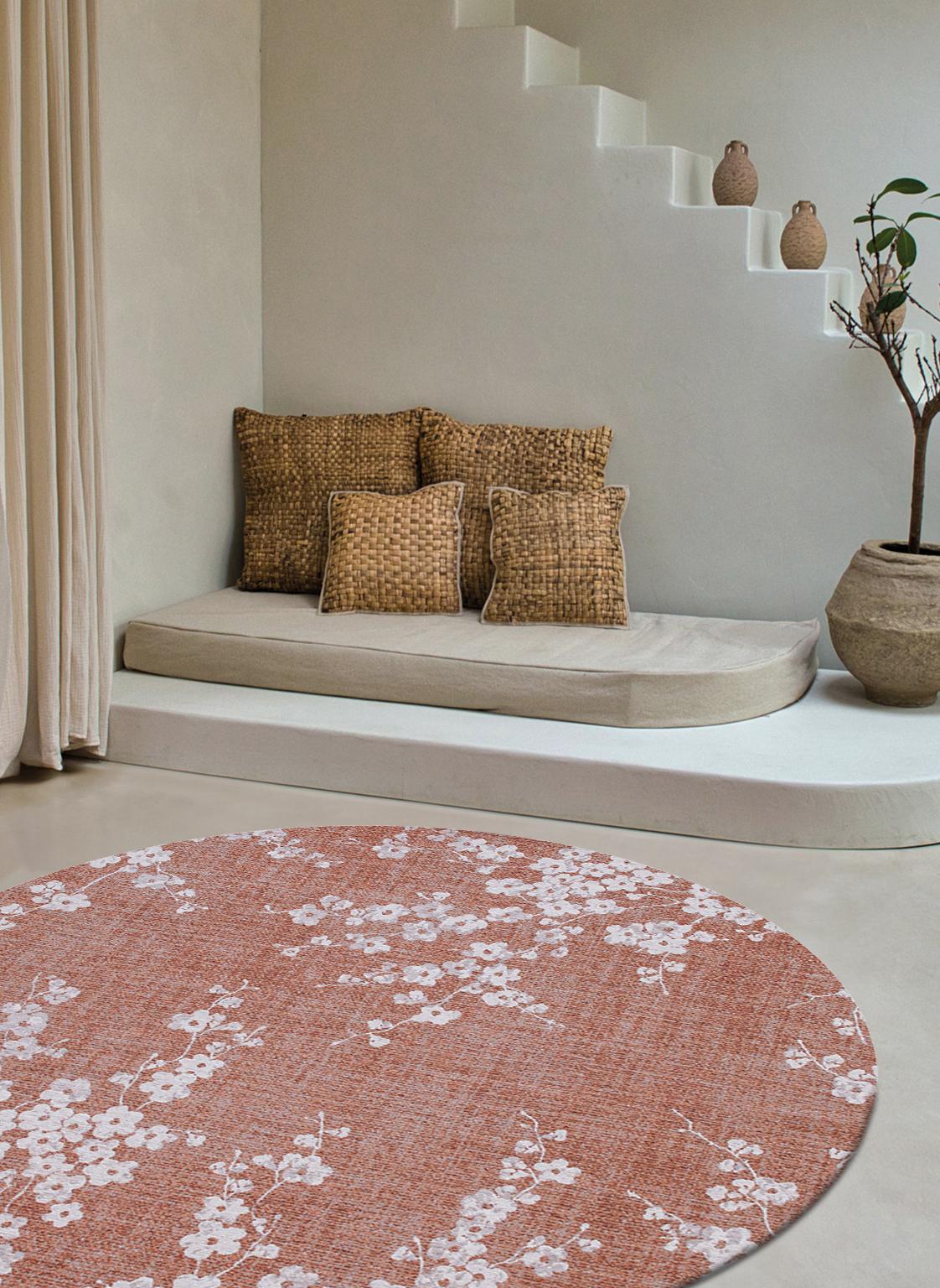 Sunset rond vloerkleed