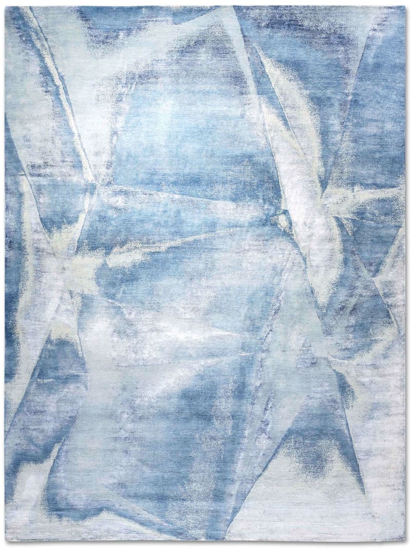 Tapis de luxe noué à la main Ice Land