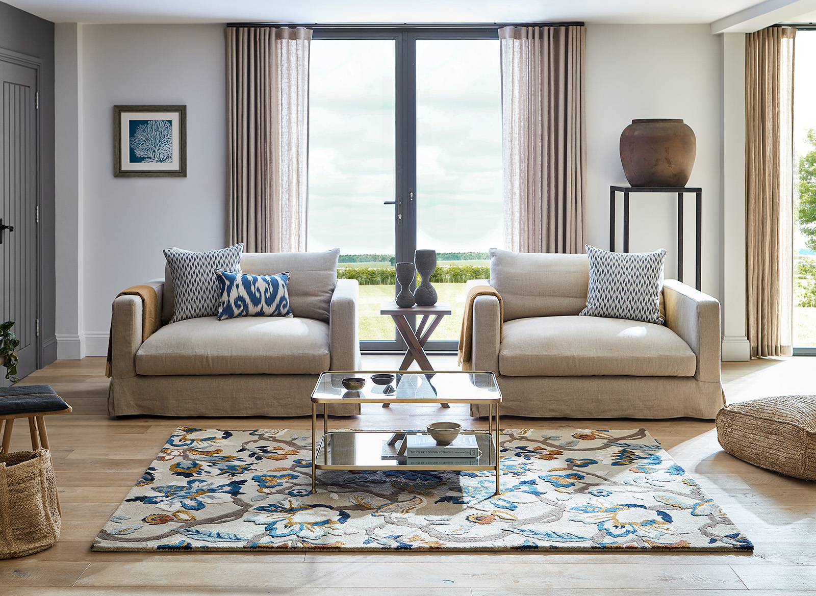 Amanpuri steen tapijt | Maat: 200 × 280 cm