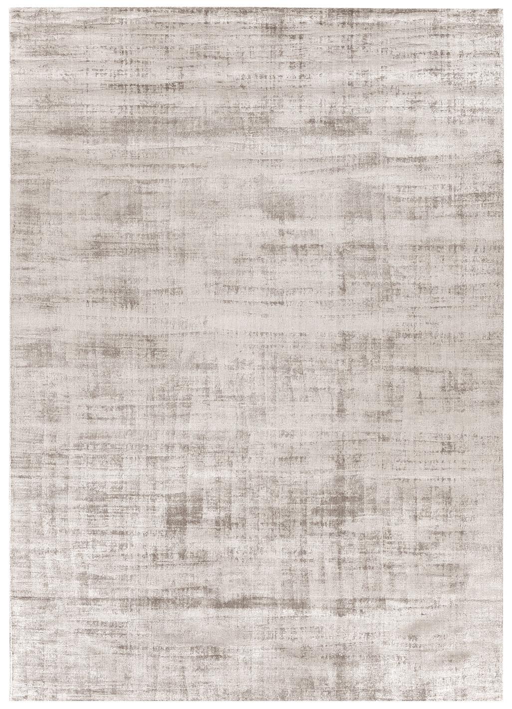 Tapis en soie de banane gris perle | Taille: 270 × 360 cm