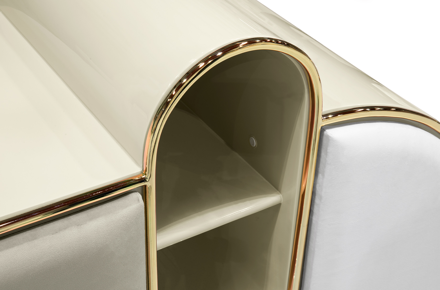Commode triple Barbe à papa