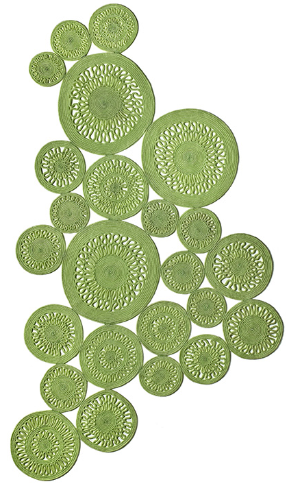 Tapis Rope intérieur/extérieur vert