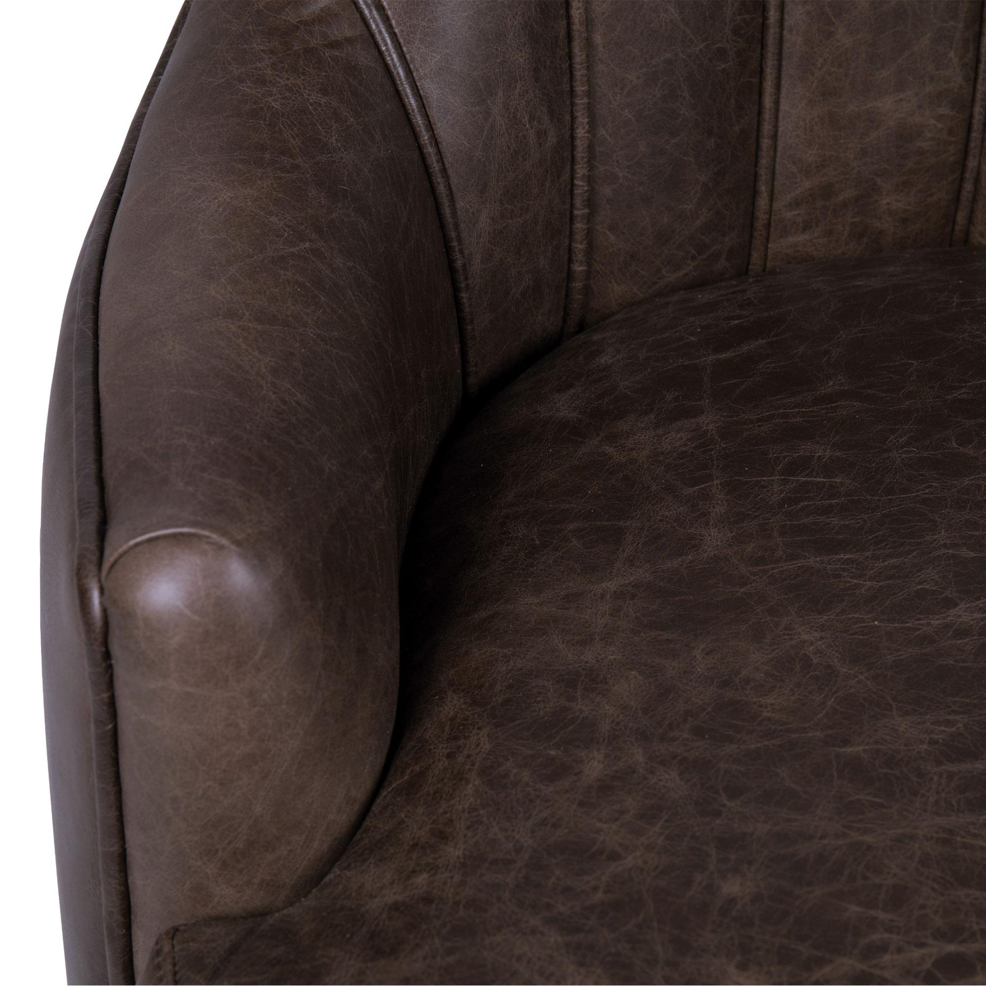 Fauteuil en cuir
