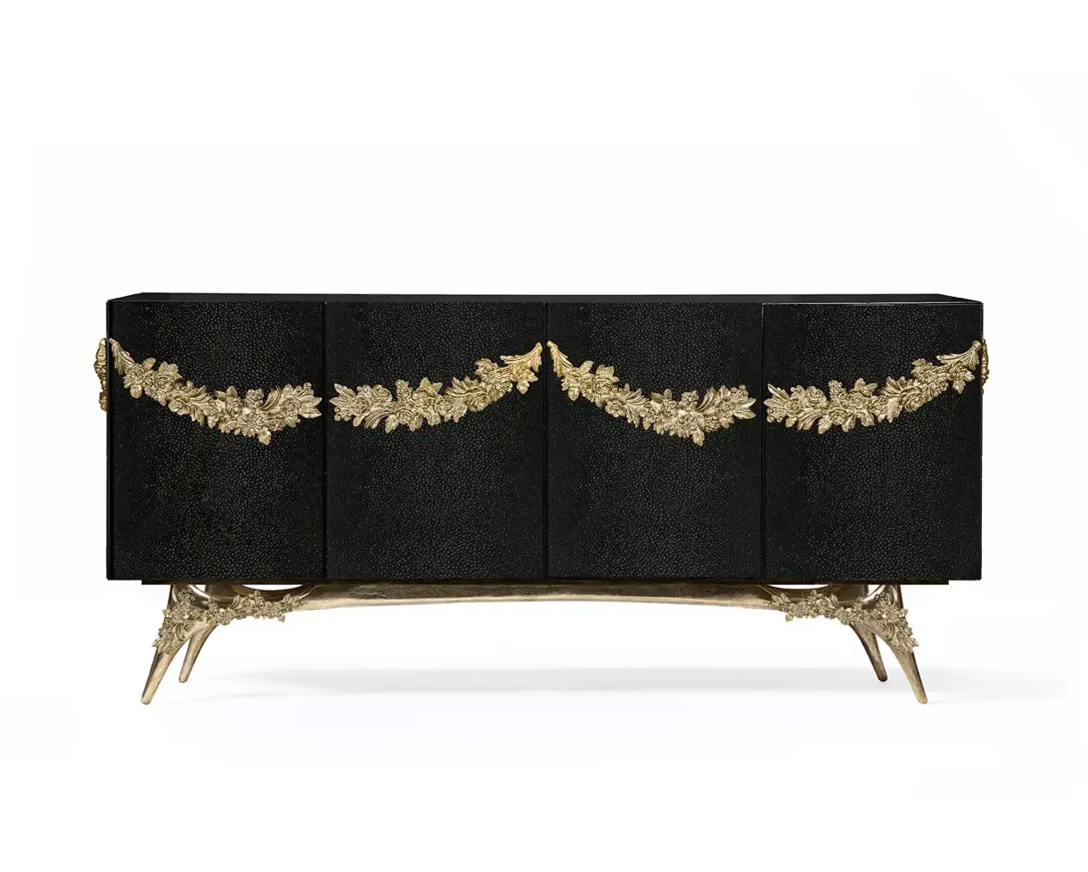 Buffet Majestica en cuir