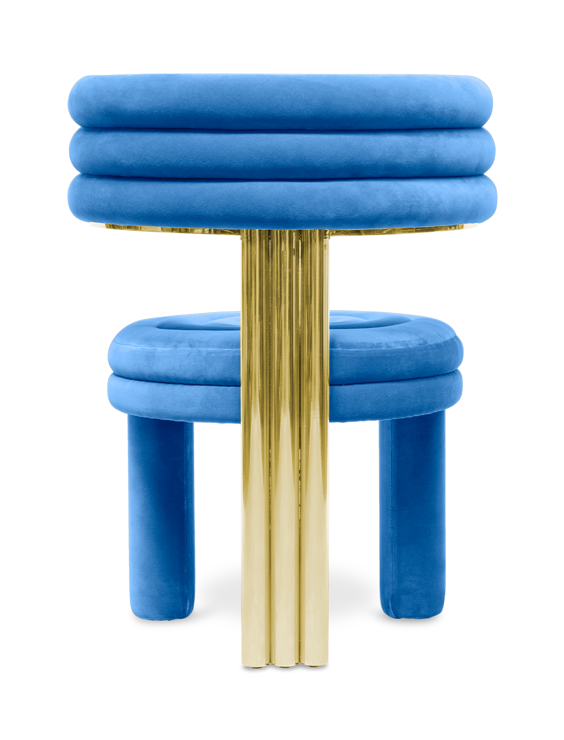 Chaise de salle à manger Kerr bleue