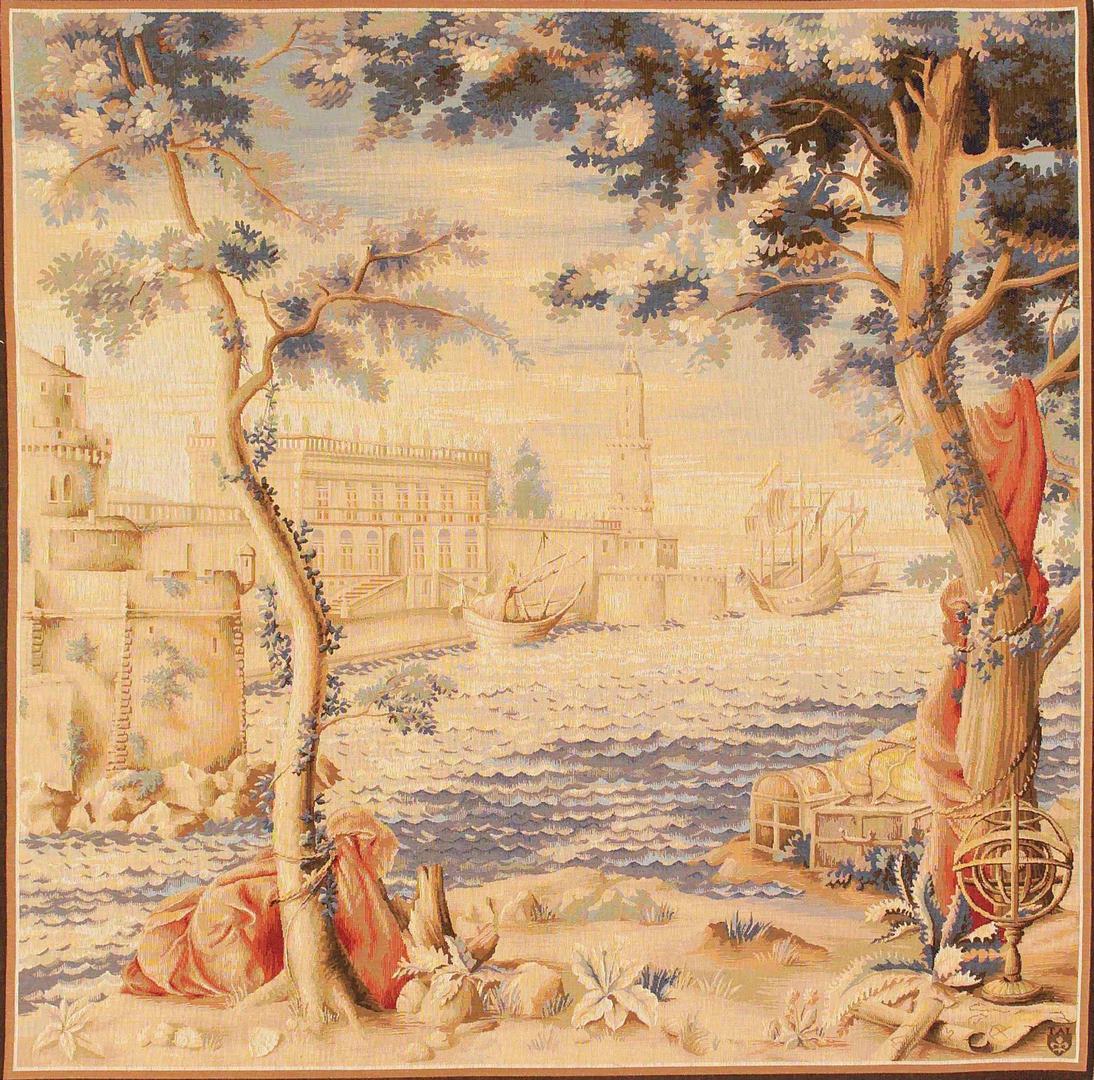 Tapisserie murale Le port