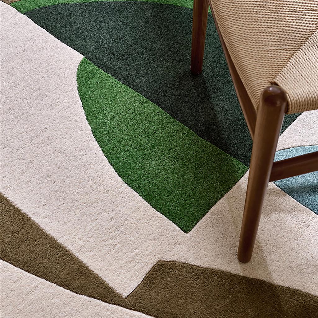 Tapis Torillo émeraude/azur | Taille: 200 × 280 cm