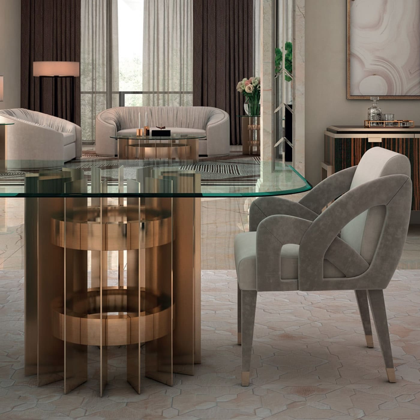 Rockefeller moderne eettafel
