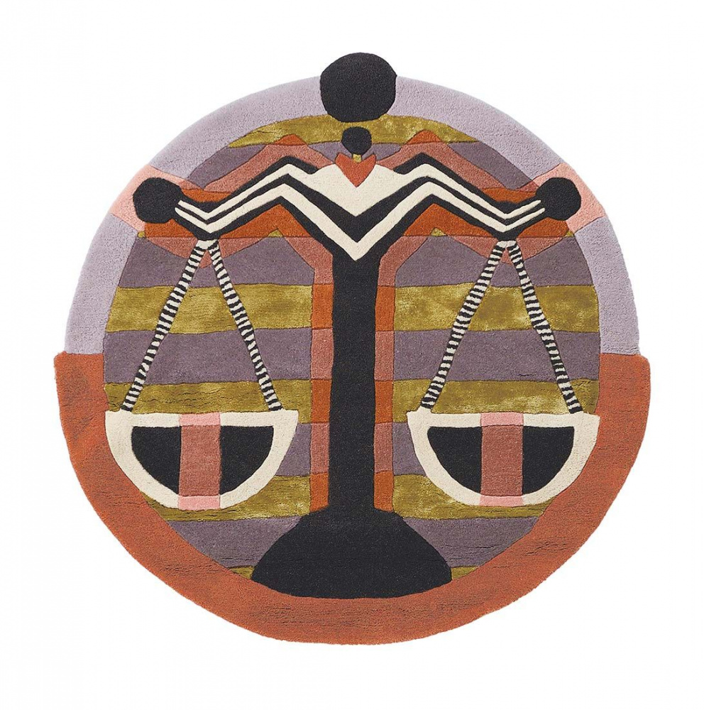 Zodiac Weegschaal rond tapijt | Maat: Ø 200 cm