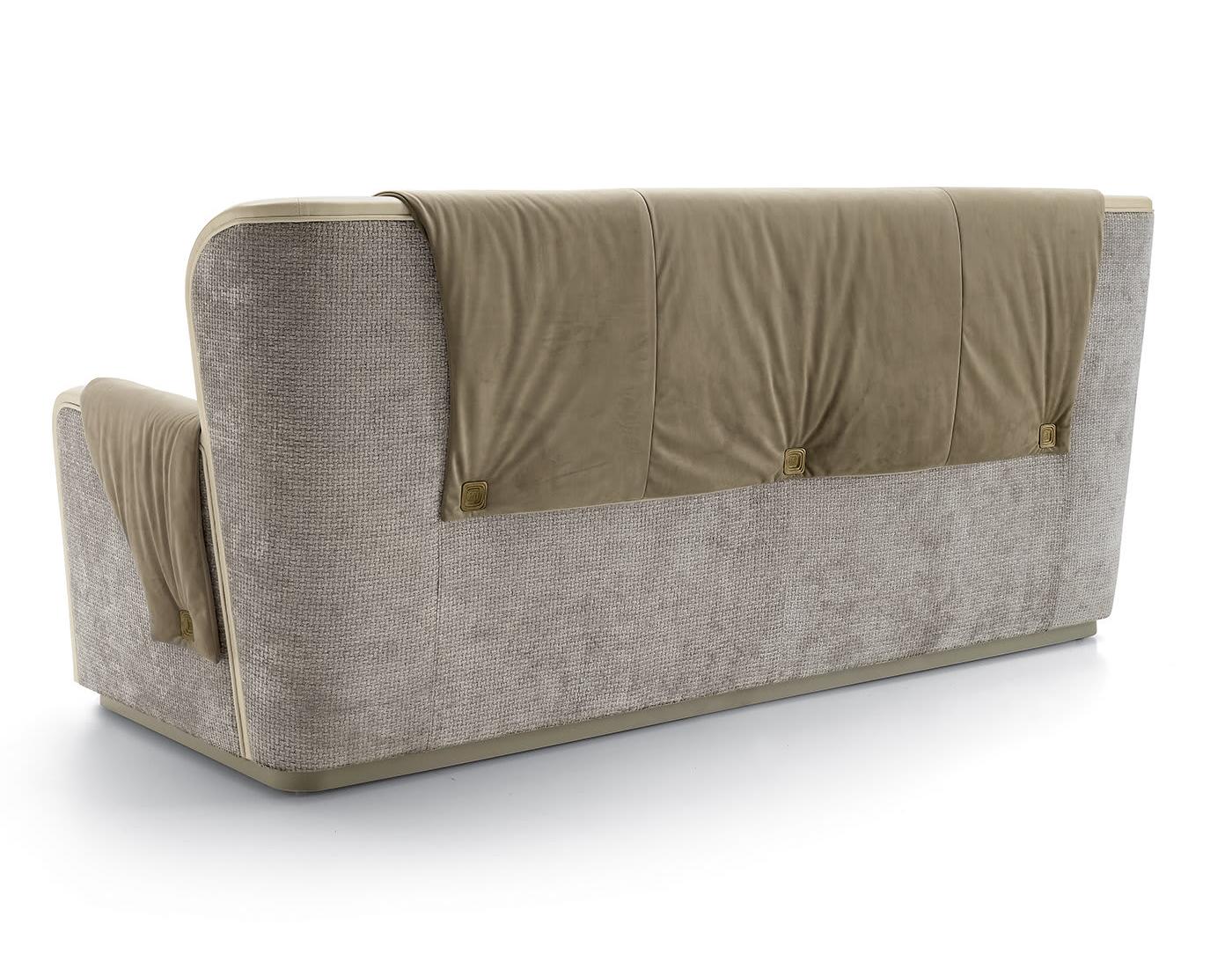 Beige 3-zitsbank