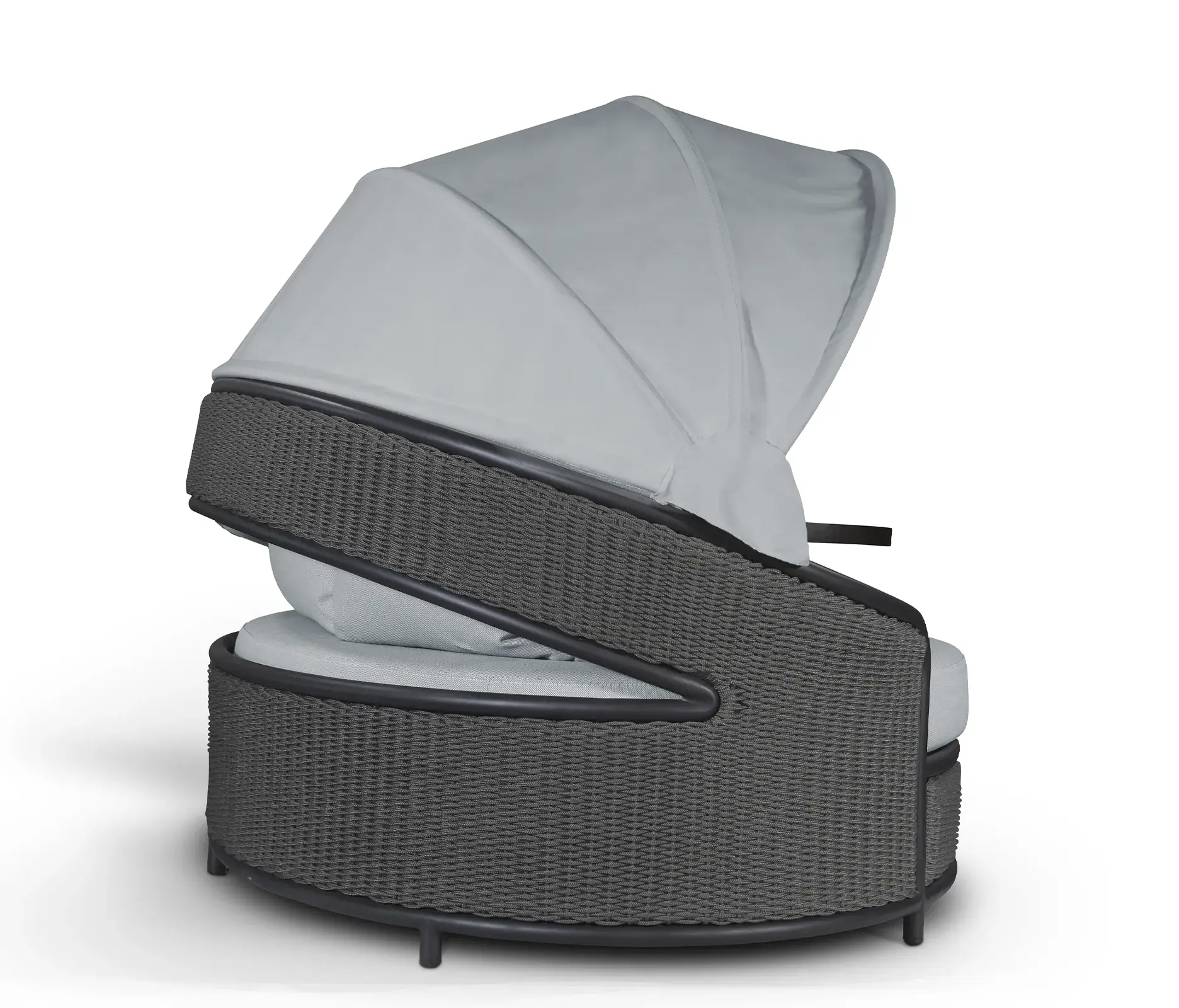 Crown grijs ligbed
