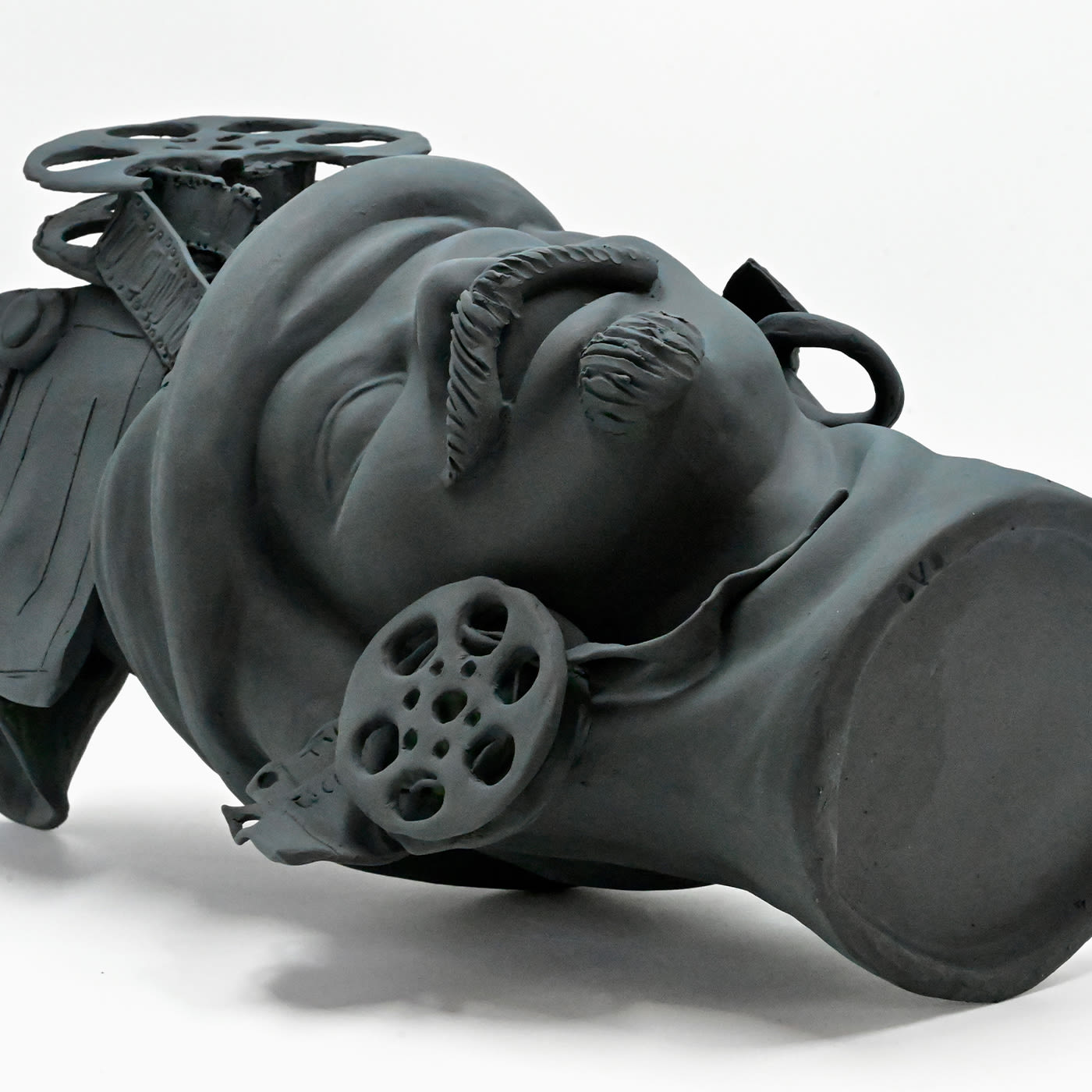 Sculpture grise mate Moorkop