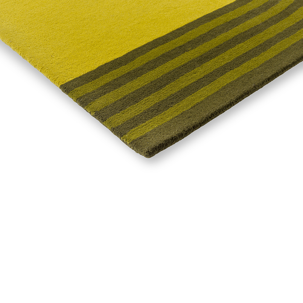 Tapis en laine designer Striped Tulip herbe de mer