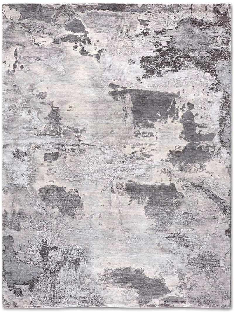 Lichtgrijs handgeknoopt tapijt | Maat: 250 × 300 cm