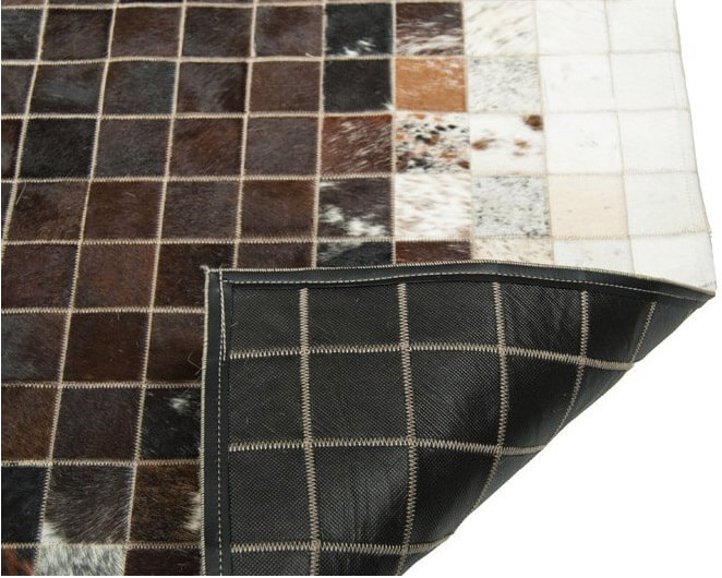 Mosaic koeienhuid tapijt | Maat: 140 × 200 cm