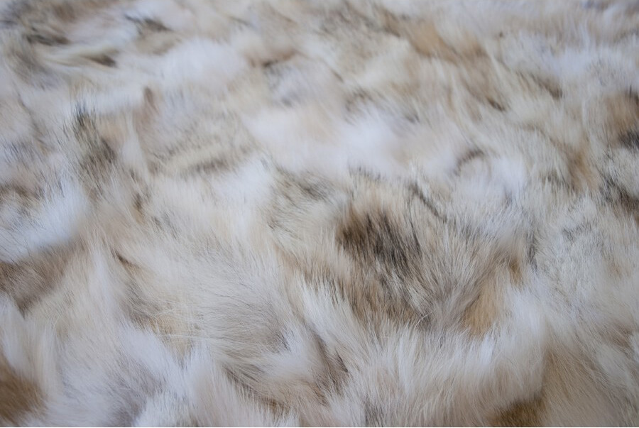 Tapis en fourrure Wolf | Taille: 210 × 210 cm