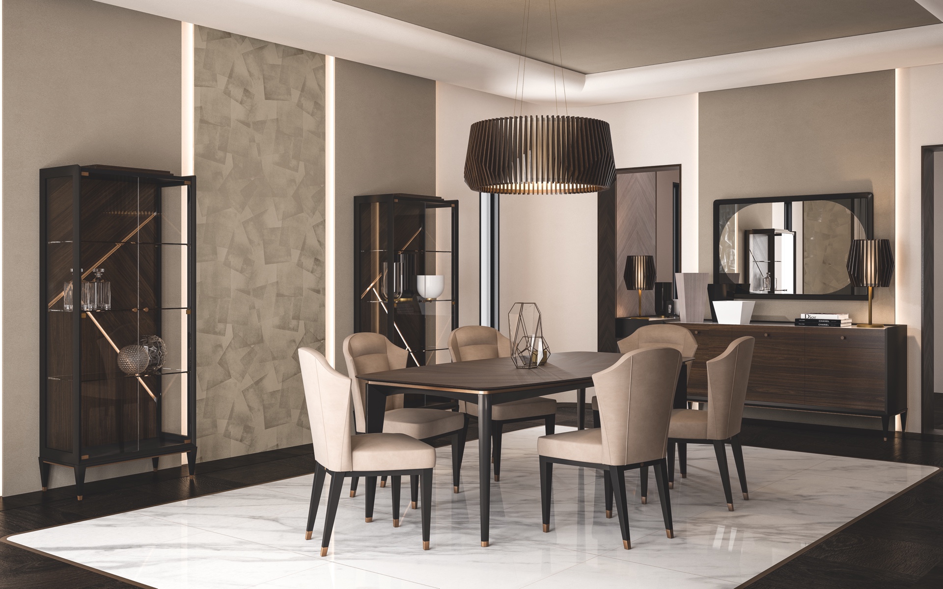 Lustre Eclipse | Dimensions: Ø 100 cm