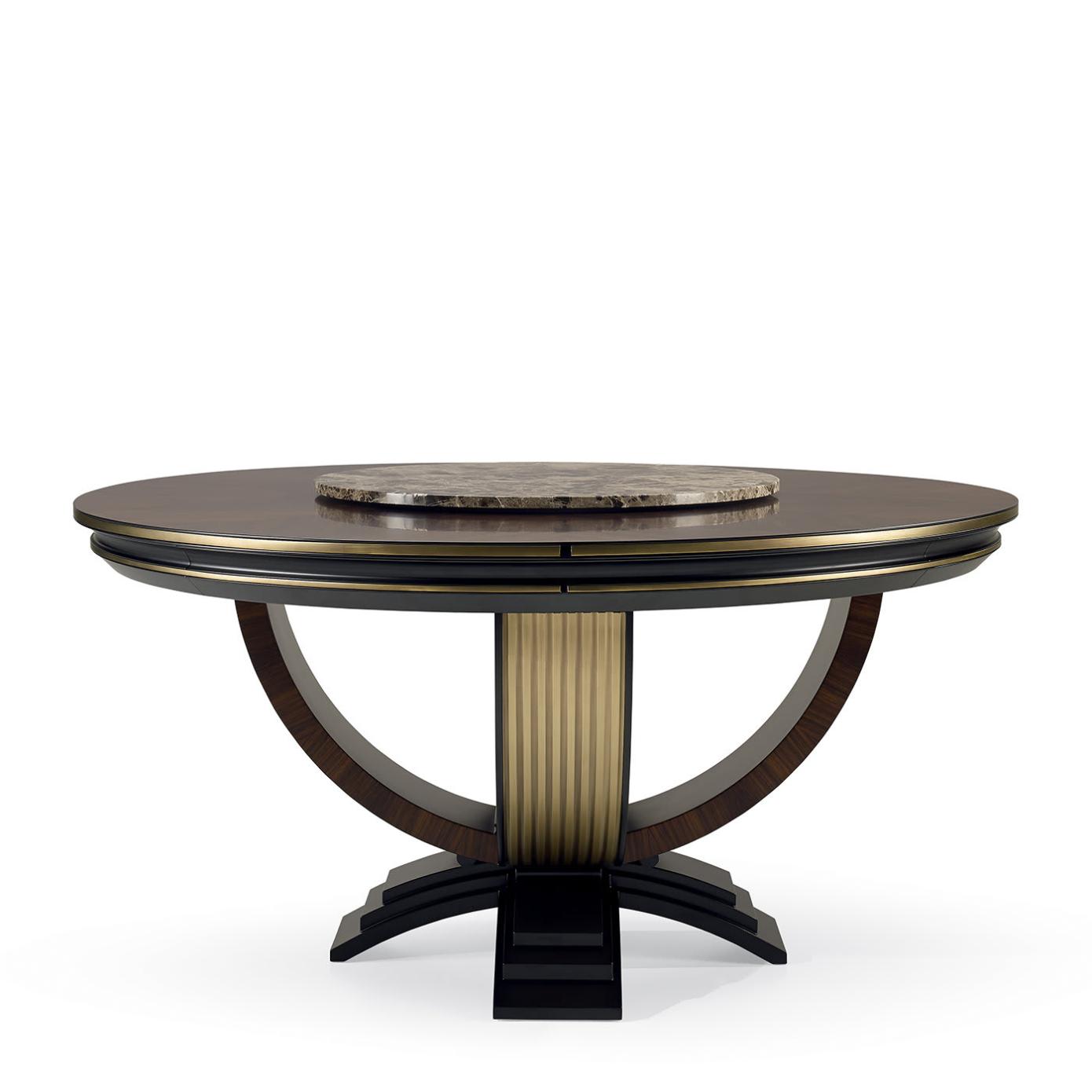 Ronde eettafel | Configuratie: Met draaiplateau Ronde eettafel | Configuratie: Met draaiplateau