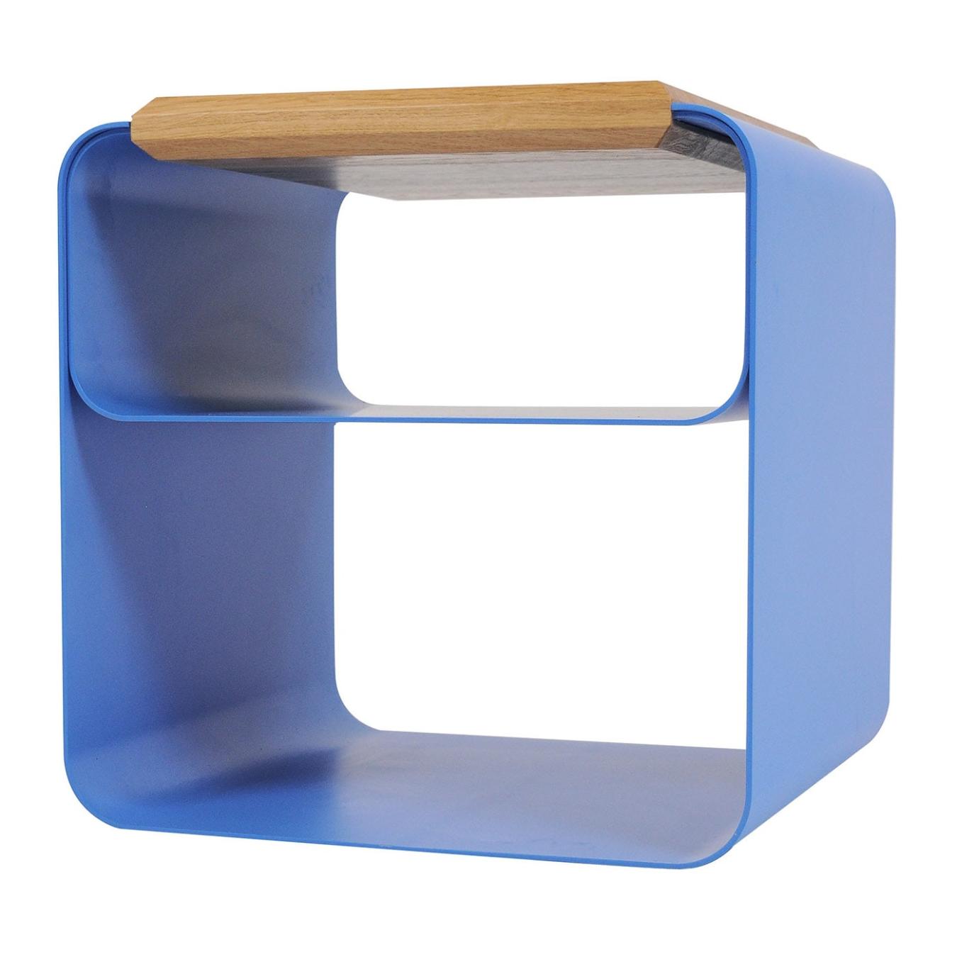 Moderne houten & metalen kruk