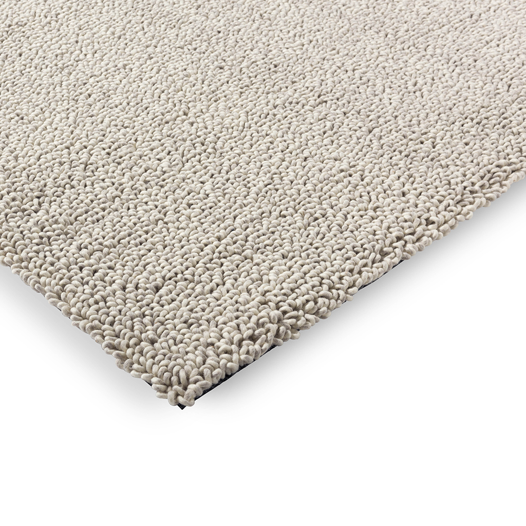 Tapis Origin Loop gris bruyère en feutre bouclé | Taille: 250 × 350 cm