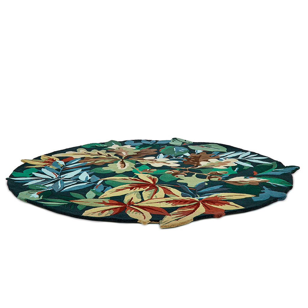 Tapis Robin’s Wood vert forêt | Taille: Ø 200 cm