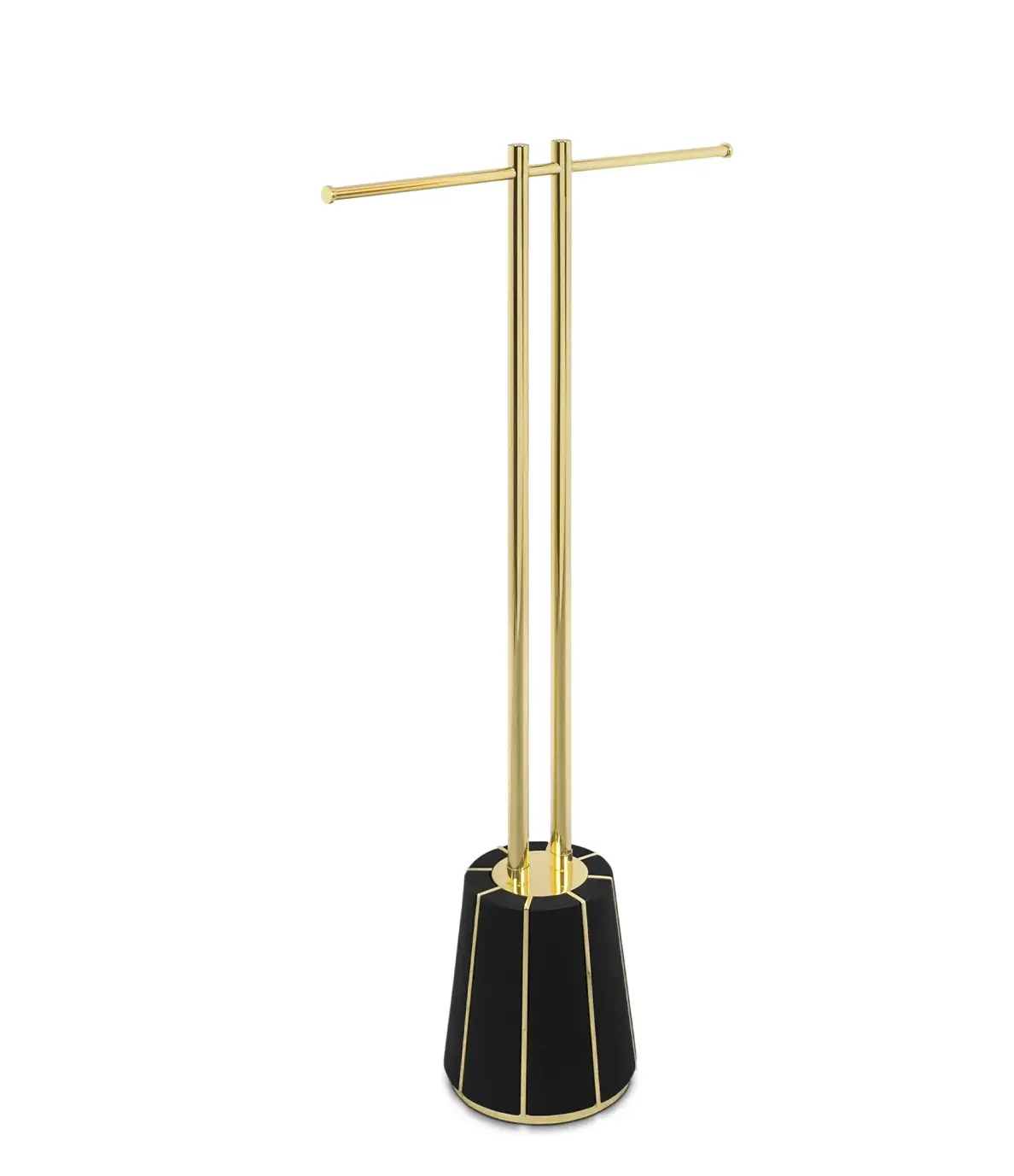 Regal zwart handdoekrek