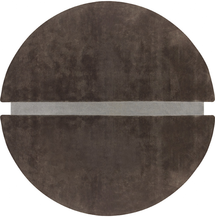 Tapis Pop Art rond brun | Taille: Ø 200 cm Tapis Pop Art rond brun | Taille: Ø 200 cm