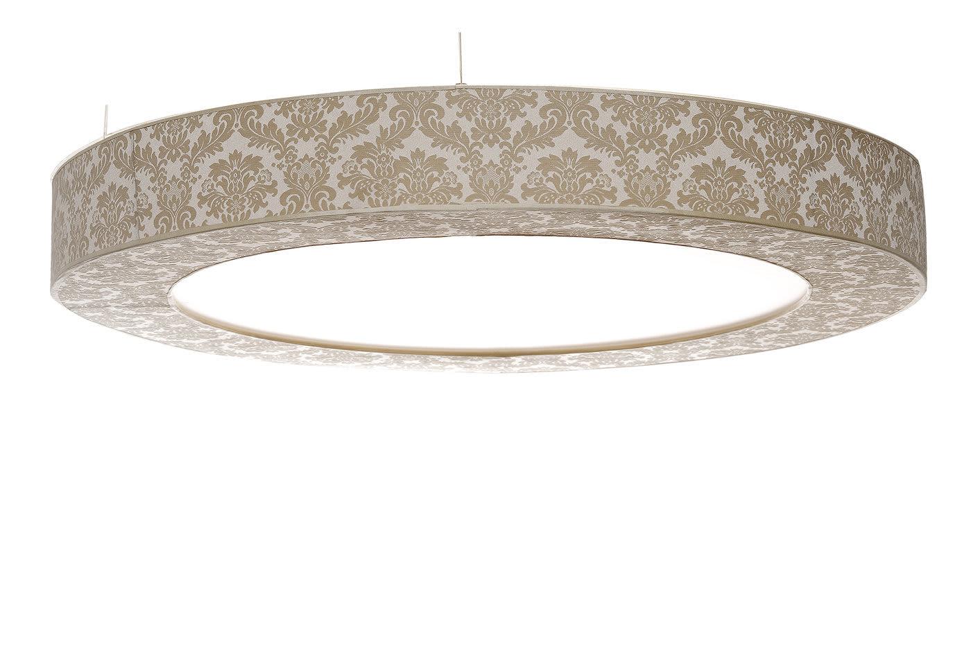 Lustre rond avec abat-jours