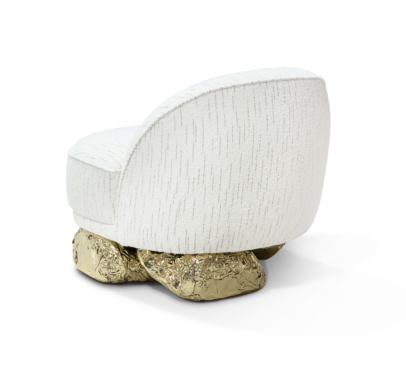 Fauteuil blanc Angora