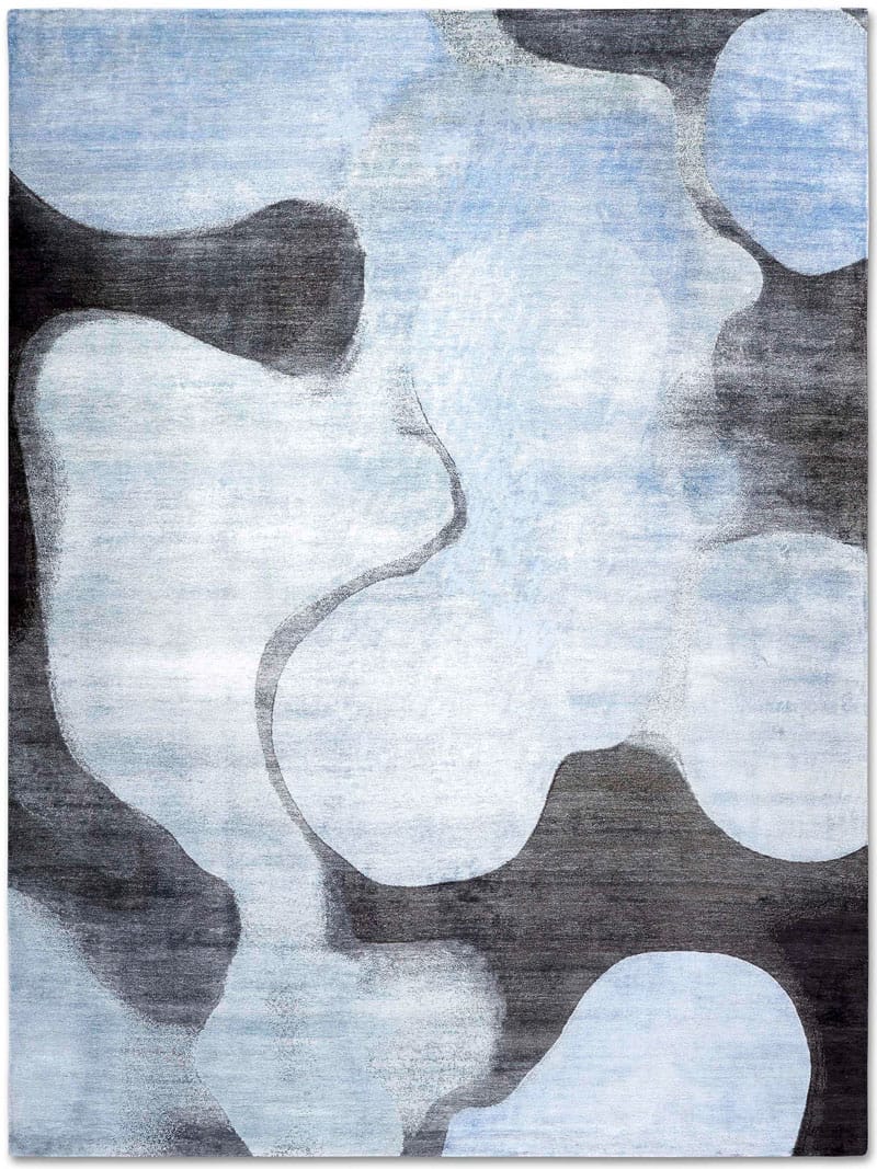 Blue Lemon handgeweven tapijt | Maat: 305 × 427 cm