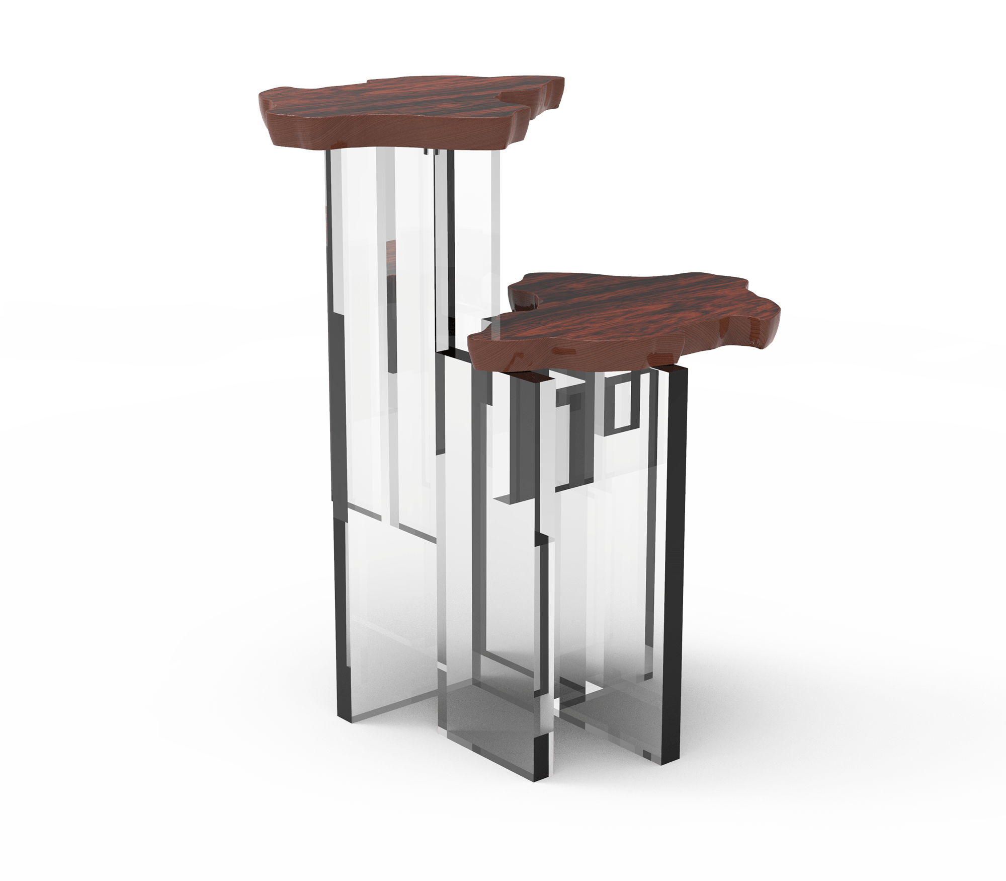 Palisander bijzettafel